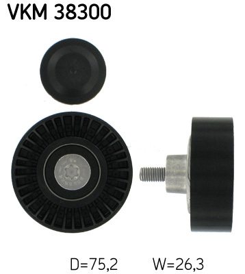 Rolka prowadząca pasek wieloklinowy VKM 38300 SKF